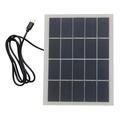 3W 5V USB-C Solar Charging Panel for Security Devices - White