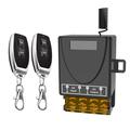 433MHz RF Wireless Relay Receiver with 2 On/Off Remote Controls for 12-72V DC