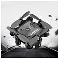 4DRC V2 Foldable Mini Drone with Remote Control - 2MP, WiFi - Black