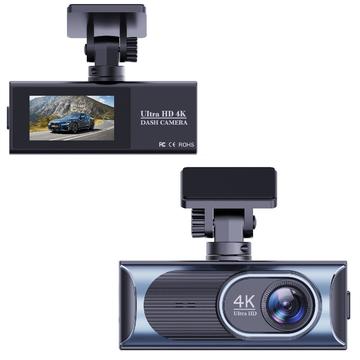 4K Dual Lens Dash Cam with GPS Tracking