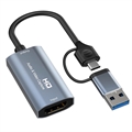 4K HDMI to USB-C/USB-A Video Capture Card