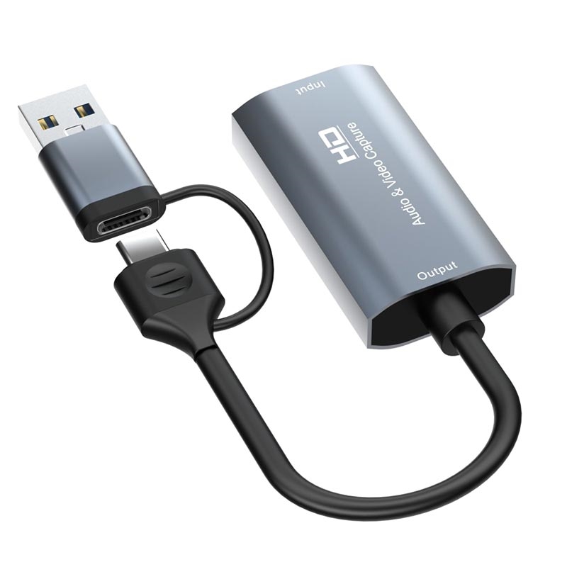 HDMI to USB-C/A Video Capture Card