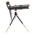 4K Universal 22X Optical Zoom Telescope Camera Lens with Tripod