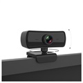 4MP HD Webcam w/ Autofocus - 1080p, 30fps - Black
