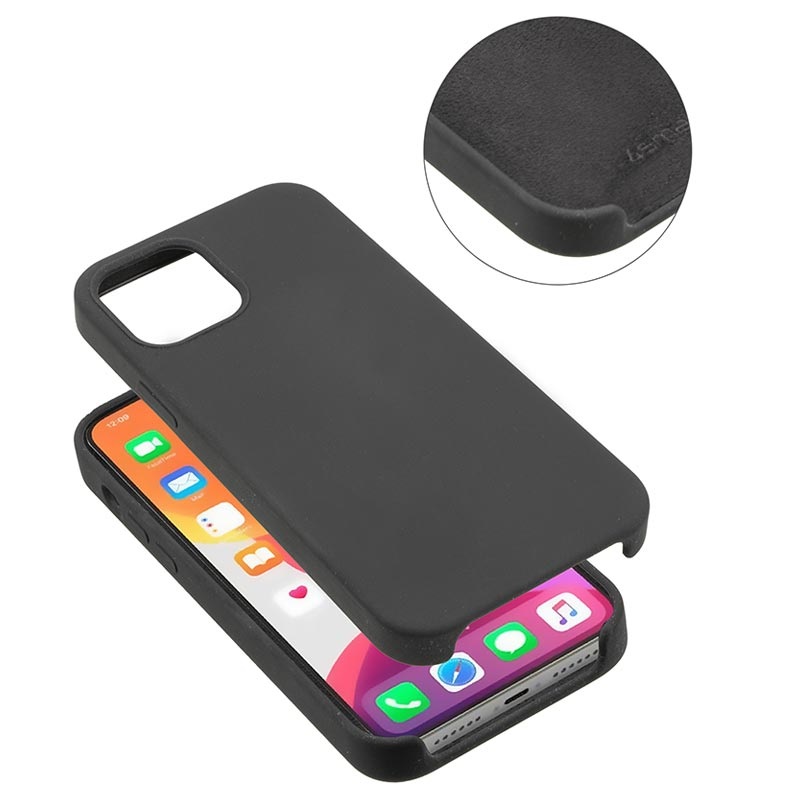 4smarts Cupertino Iphone 12 Mini Silicone Case Black 4smarts Cupertino Iphone 12 Mini Silicone Case Black
