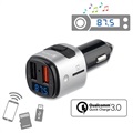4smarts Media&Assist Bluetooth FM Transmitter & Fast Car Charger - Black