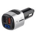 4smarts Media&Assist Bluetooth FM Transmitter & Fast Car Charger - Black