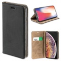 4smarts Trendline iPhone X / iPhone XS Wallet Leather Case - Black