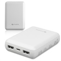 4smarts VoltHub Go Power Bank - 10000mAh - 2 x USB - White