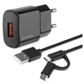 4smarts VoltPlug Wall Charger with ComboCord Cable - 18W