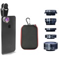 5-in-1 Universal Clip-on Camera Lens Kit for Smartphone, Tablet