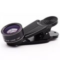 5-in-1 Universal Clip-on Camera Lens Kit for Smartphone, Tablet