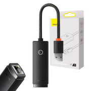 Baseus Lite Series USB to RJ45 network adapter WKQX000001, 100Mbps (Open Box - Excellent) - black