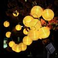 20 LED Solar Lantern Lamp IP65 Waterproof Decorative Hanging Light Strip for Outdoor Yard Festival - 5m