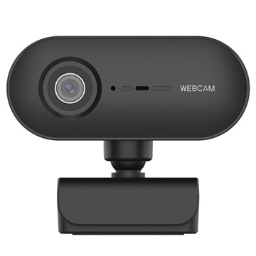 720p HD Rotating Webcam with Autofocus - Black