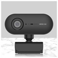 720p HD Rotating Webcam with Autofocus - Black