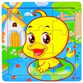 9-Piece Jigsaw Puzzle for Kids / Educational Toy - Duck