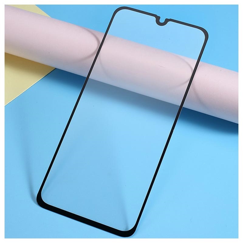 9D Full Cover Samsung Galaxy A40 Tempered Glass Screen Protector - Black