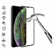 iPhone 11 Pro/XS 9D Full Cover Tempered Glass Screen Protector - 9H - Black Edge