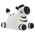 A067 Zebra Silicone Night Light with Tap Control - White / Black