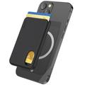 AhaStyle PT133-B Magnetic Silicone Phone Card Holder - Black