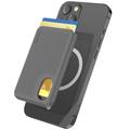 AhaStyle PT133-B Magnetic Silicone Phone Card Holder - Grey