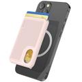 AhaStyle PT133-B Magnetic Silicone Phone Card Holder - Pink