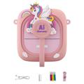 AI-D2 2.4" AI Smart Voice Kids Camera with Thermal Printer - Pink