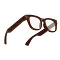 AI Smart Glasses with 13MP Sony Camera - Brown / Clear