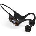 AKZ-G6 Open-Ear Bone Conduction Wireless Headphones - Black