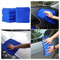 Absorbent Microfiber Cleaning Towels - 10 Pcs. - Blue
