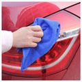 Absorbent Microfiber Cleaning Towels - 10 Pcs. - Blue