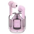 Acefast Crystal T6 True Wireless Stereo Headphones - Pink