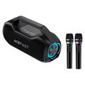 Acefast K14 Portable Karaoke Speaker with Dual Microphones - 120W - Black