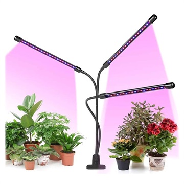 Dual Head Plant Grow Light Adjustable Lamp 40 LED for Indoor Plants 30W 