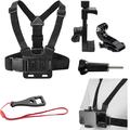 Adjustable Chest Harness for Action Camera with Rotating Phone Holder