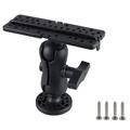 Adjustable Fish Finder Sonar Holder for Boat, Kayak - Black