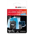 AgfaPhoto Professional High Speed MicroSDXC Memory Card - 64GB