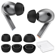 Samsung Galaxy Buds3 Pro/Buds4 Pro Ahastyle WG173 Silicone Eartips - Black