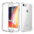 Scratch-Resistant iPhone 7/8/SE (2020)/SE (2022) Hybrid Case - Crystal Clear