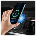 Air Vent Car Holder / Magnetic Wireless Charger C1 - 15W - Black