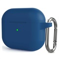 AirPods 3 Silicone Case with Carabiner - Blue
