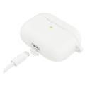 AirPods 3 Silicone Case with Keychain A060 - White