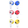 AirPods 3 Silicone Earmuffs - 3 Pairs - Blue / Red / Yellow