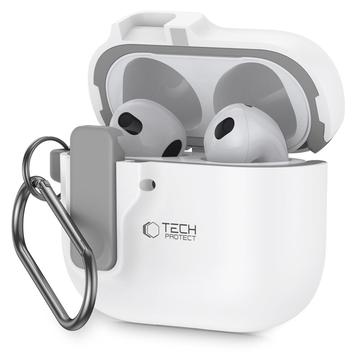 AirPods 4 Tech-Protect Slim Hook Case - White