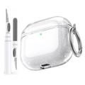 AirPods 5/4 AhaStyle WG164-B Drop-Resistant Case with Cleaning Pen - Transparent Glitter