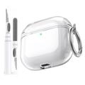 AirPods 5/4 AhaStyle WG164-B Drop-Resistant Case with Cleaning Pen - Transparent