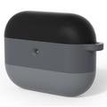 AirPods Pro 3 Gradient Shockproof Silicone Case with Carabiner - Black