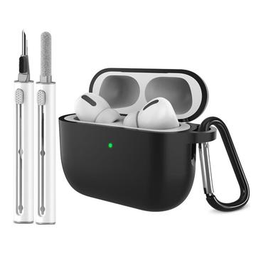 AirPods Pro 3 Silicone Case with Carabiner and Cleaning Pen