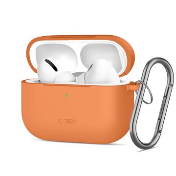 Airpods Pro 3 Tech-Protect Silicone Hook Case - Cosmic Orange